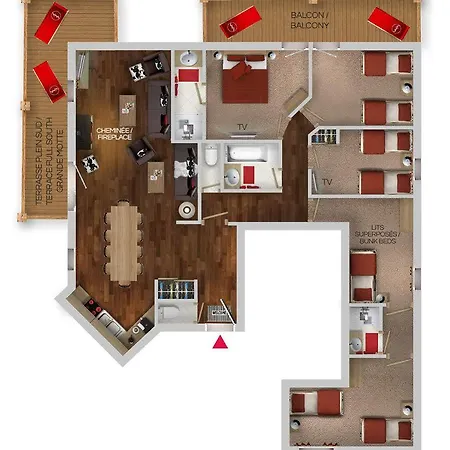 Apart Otel Montana Planton Tignes